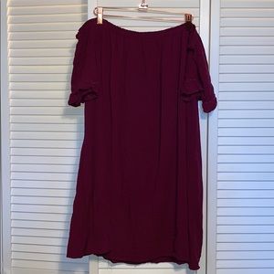 Short Sleeve Off Shoulder Dress
